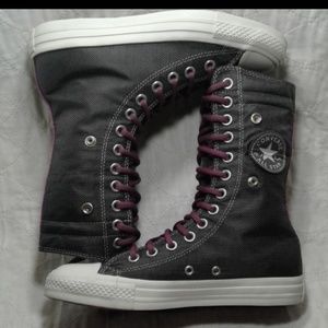 CONVERSE xhi top gray and white mint condition